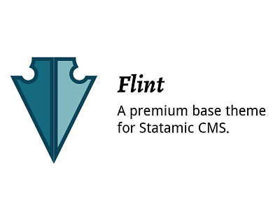 Flint Branding branding cms logo statamic theme