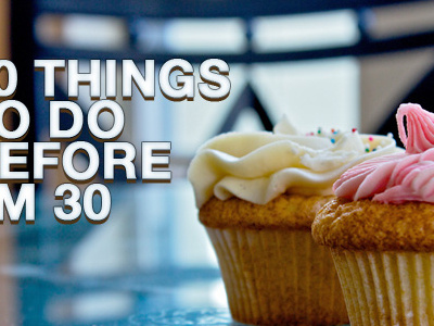 30 Things cupcake pink