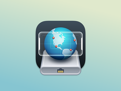 Network Radar macOS app icon app icon apple big sur icon icon design