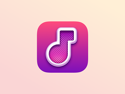 BMBX iOS icon app apple icon ios ios icon mobile music music note radio song