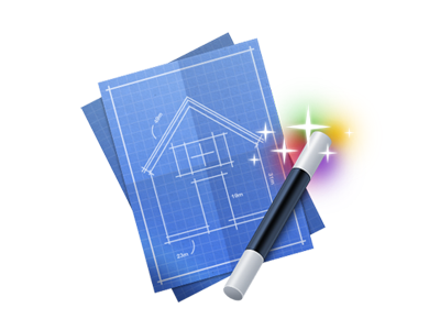 Magic Color, icon app blueprint home house icon magic wand