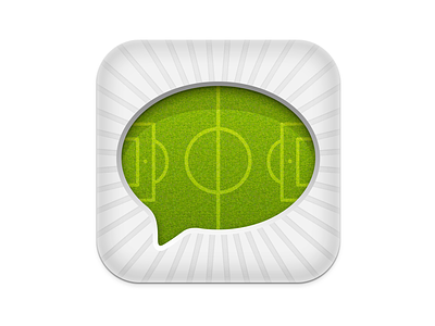 Soccer app icon chat icon ios iphone soccer