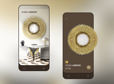 Mirror E-commerce App app app store concept design ios minimal mirror ui