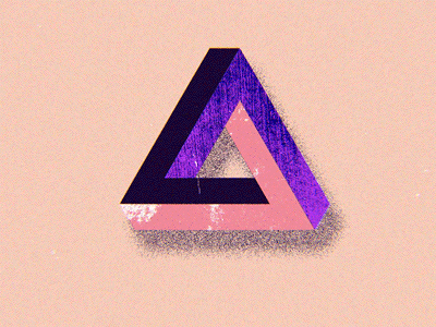 Impossible Triangle aftereffects animatedgif color geometry motion vector