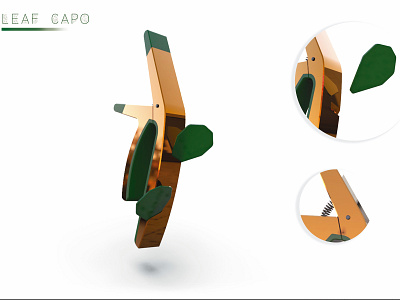 Leaf Capo capo design guitar instruments music product project tools university
