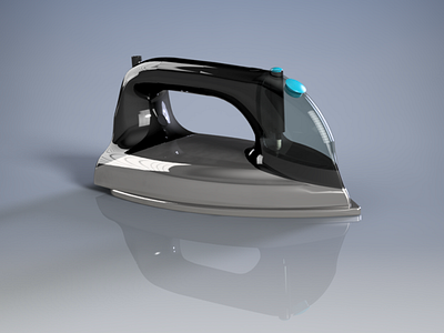 Steam Iron 3d design product project