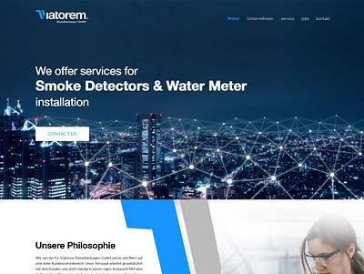 Viatorem Home page branding creative creativity cutting edge design homepage landingpage modern design sleek typography web design webdesign webpagedesign website design