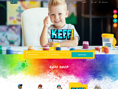 Keff Creations home page abstract app art artisticwork artistique artwork brand design branding and identity colors colrshomepage creativity illustration premium sleekdesign sophosicated stunning typography webdesign webpagedesign