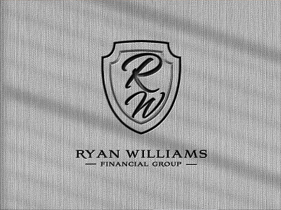 Ryan William Financial logo branding cretivelogo design landingpage logo modernlogo