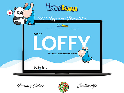 Loffyllama Website design