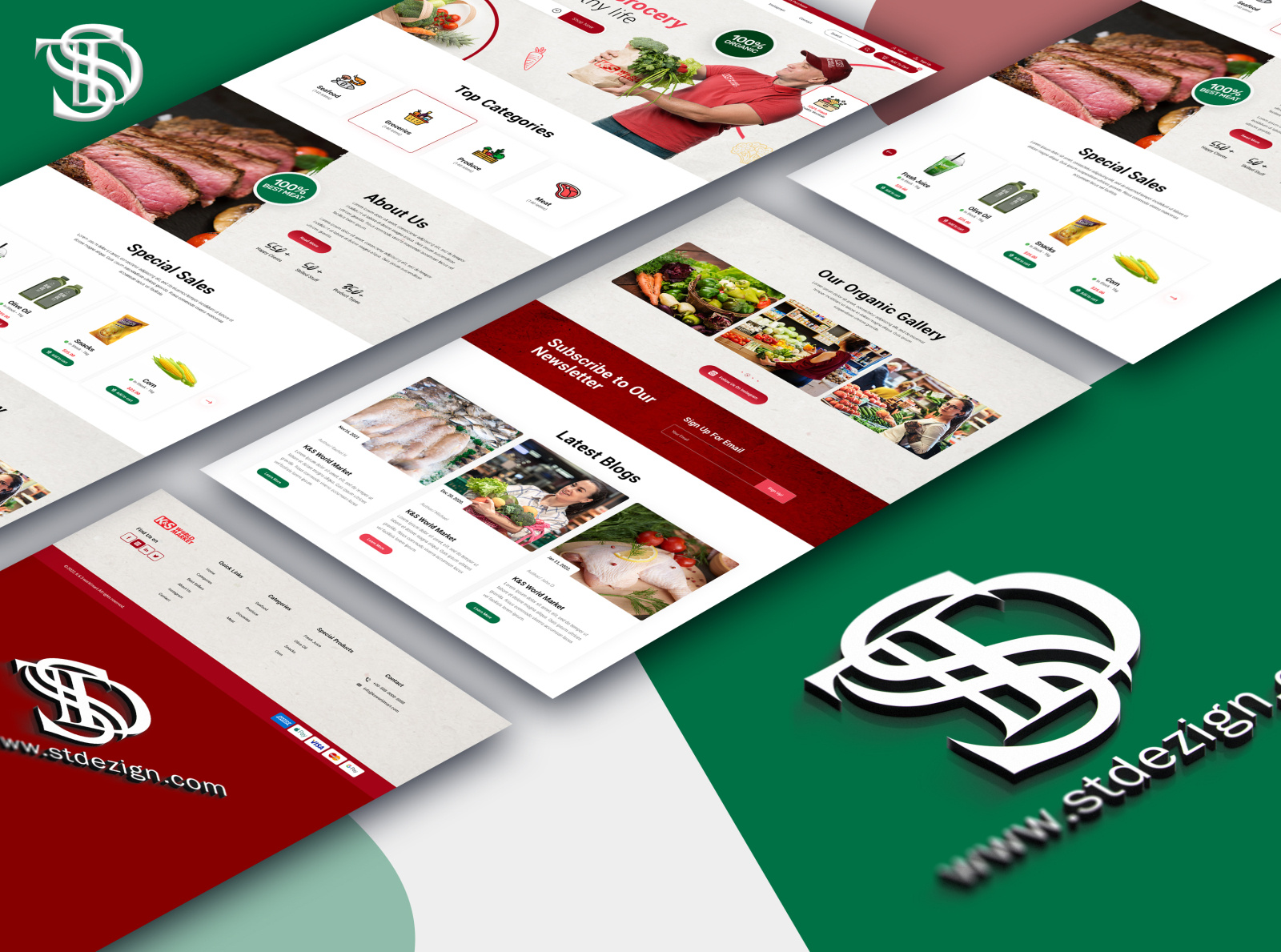K S World Market Grocery Store By Sufyan Tariq On Dribbble