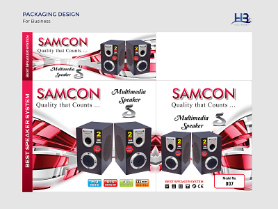 Packaging Design for Samcon Speakers