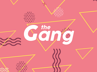 The Gang - Logo branding graphic design logotype