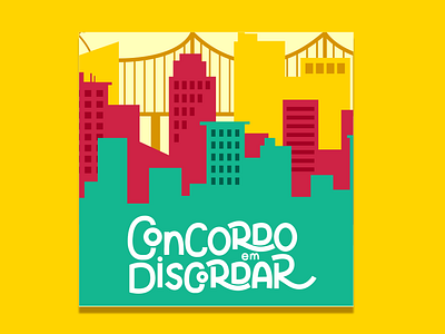 Concordo em Discordar Podcast | Visual Identity branding graphic design logotype podcast