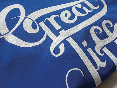 Personal Project: 'Great tiffs' T-shirt custom typeface hand drawn lettering typography