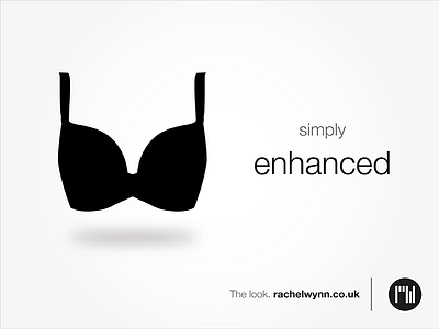 Self Promotion: Adcept advert bra branding minimal simple