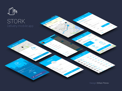 Stork - Buy-delivery app adobe xd android app apple design interface design iphone mobile app ui uxd xd