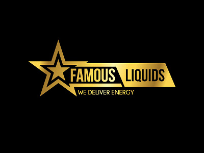 Famous Liquid - logo brand branding design graphic design identity branding logo logo design vector