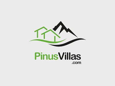 Pinus Villas adobe illustrator brand branding design graphic design identity branding logo logo design vector