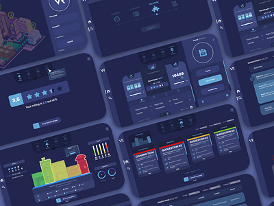 VRate Web Application application interface hotel management hotel management app management app tourism application ui ux web app web app design web application web application ui