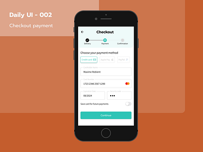 Daily UI - 002 / Checkout payment