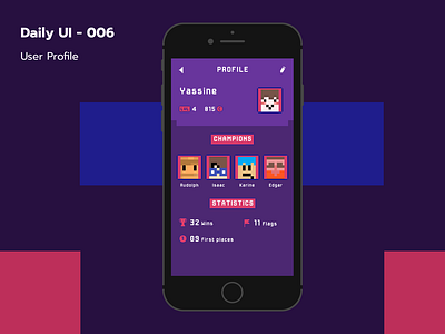 Daily UI - 006 / User Profile