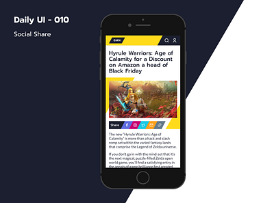 Daily UI - 010 / Social Share daily ui dailyui dailyui010 dayliui ui design