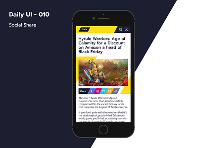 Daily UI - 010 / Social Share