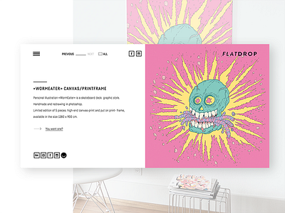 Flatdrop Website — project detail-view