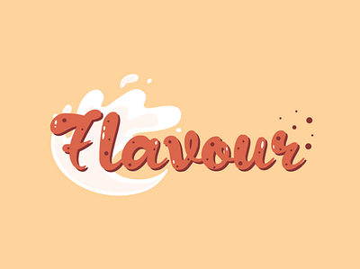 Flavour Logo branding cookie logo design food logo logo