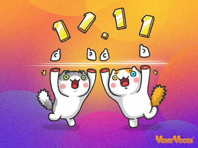 Get ready for 11.11 The Chinese Shopping Festival 11.11 cat comic cute eleven happy illustration kitty yomiyocai