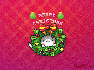 Yachi The Ring cat christmas comic cute illustration kitten ring yomiyocai