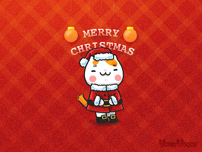 Cai The Santa cat christmas comic cute illustration kitten santa yomiyocai