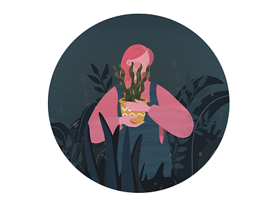 Nature in hands app art creative design digital dribbble flatdesign graphic graphicdesign graphicdesignui illustration inspiration interface minimal. nature ui uidesign uptrends ux webdesign