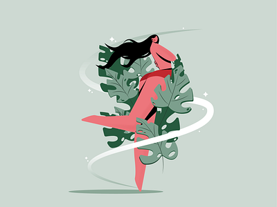 Nature girl abstract adobe illustrator adobe photoshop app art beauty design digital dribbble girl illustration graphic design illustration inspiration interface nature people trending ui ux vector