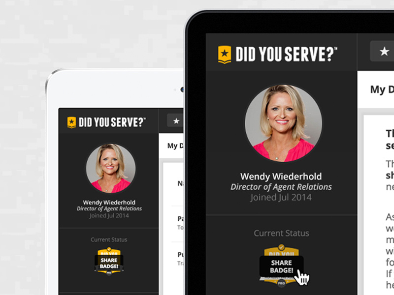 Dashboard Profile dashboard profile share badge ui gold yellow gray
