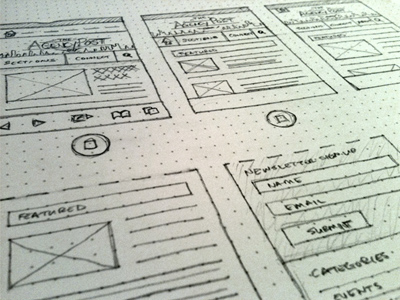 Wireframing for mobile by Emma Walker on Dribbble