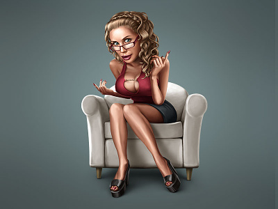 Sexy Mathematics actor caricature character comical funny girl mathematics maths person personage pussy sexy