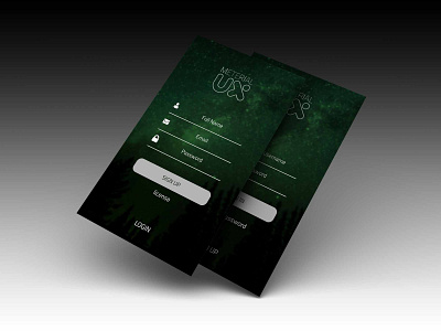 Space Sign In And Sign Up android app android app design android app development app design java kit sign design sign in sign up sign up page ui ux xml