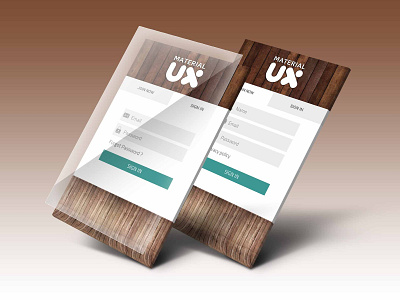 Wood Sign In And Sign Up android app android app design android app development app design java kit sign design sign in sign up sign up page ui ux xml