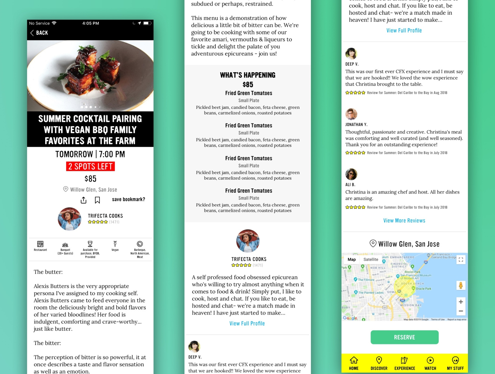 Ticketing Platform - Event Listing Page iOS by Ellen Lovelidge on Dribbble