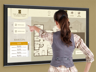 Touchscreen App apartments app interface photoshop touchscreen ui