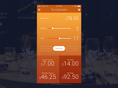 DailyUI #004 - Calculator