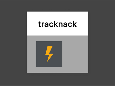 Tracknack logo animation concept animation logo product design