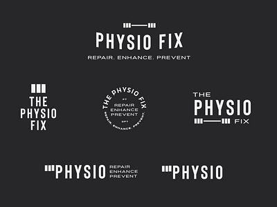 Fitness Logo Sheet barbell branding brand identity brand identity design branding crossfit fitness coach gym branding logo logo design logo sheet physical therapy sport branding sport performance unused concept weightlifting wellness