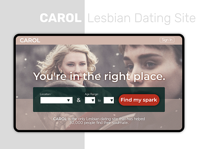 UI Experiments: Dating Site