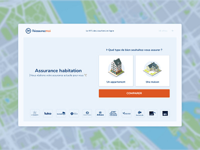 Home insurance landing page