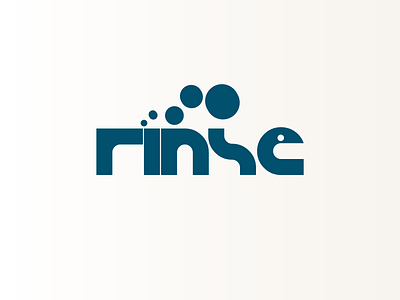 Rinse App app branding design icon illustration illustrator logo minimal type typography