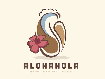 AlohaHola Coffee bean coffee hibiscus surf