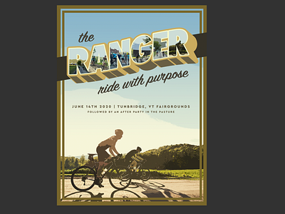 The Ranger bike gravel bike retro retro poster vintage